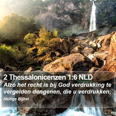 2 Thessalonicenzen 1:6 NLD Bible Verse Image