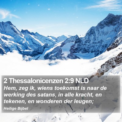 2 Thessalonicenzen 2:9 NLD Bible Verse Image