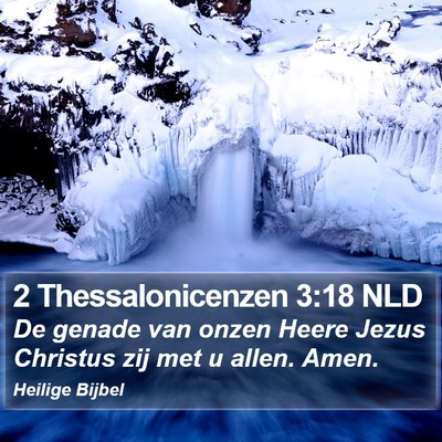 2 Thessalonicenzen 3:18 NLD Bible Verse Image