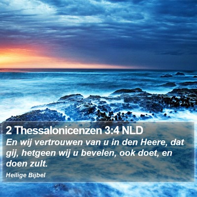2 Thessalonicenzen 3:4 NLD Bible Verse Image