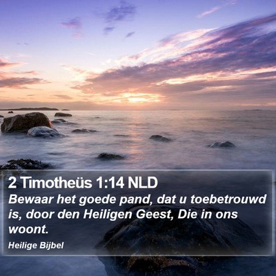 2 Timotheüs 1:14 NLD Bible Verse Image