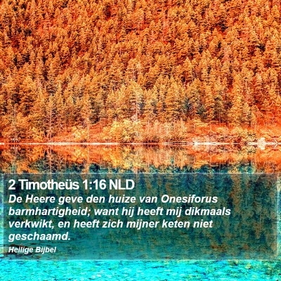 2 Timotheüs 1:16 NLD Bible Verse Image