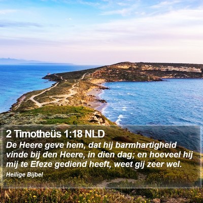 2 Timotheüs 1:18 NLD Bible Verse Image