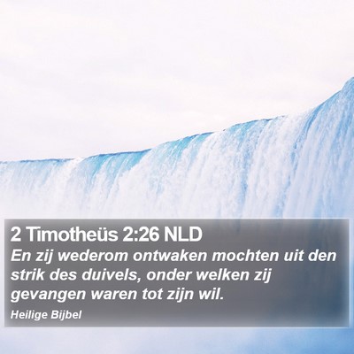 2 Timotheüs 2:26 NLD Bible Verse Image