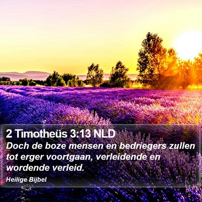 2 Timotheüs 3:13 NLD Bible Verse Image