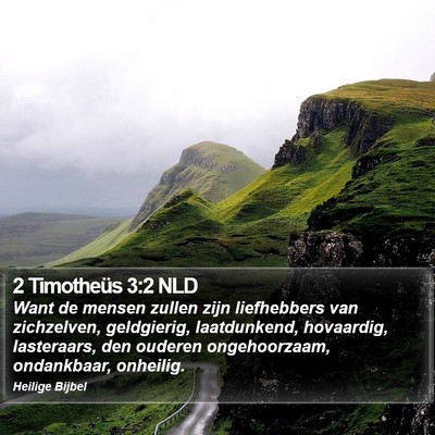 2 Timotheüs 3:2 NLD Bible Verse Image