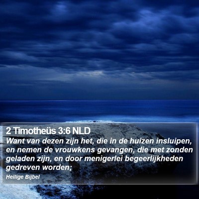 2 Timotheüs 3:6 NLD Bible Verse Image