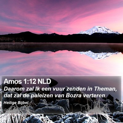 Amos 1:12 NLD Bible Verse Image