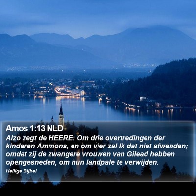 Amos 1:13 NLD Bible Verse Image