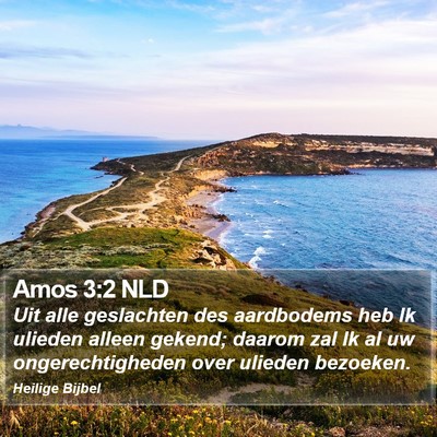 Amos 3:2 NLD Bible Verse Image
