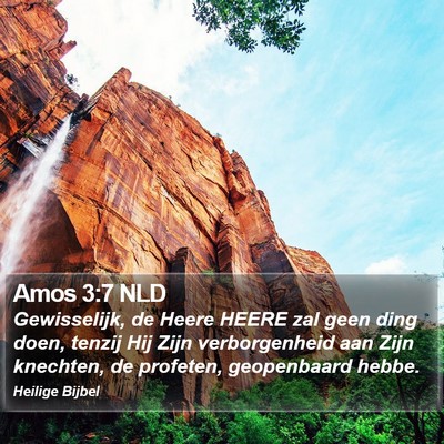Amos 3:7 NLD Bible Verse Image