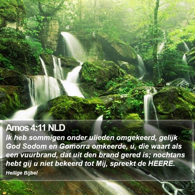 Amos 4:11 NLD Bible Verse Image