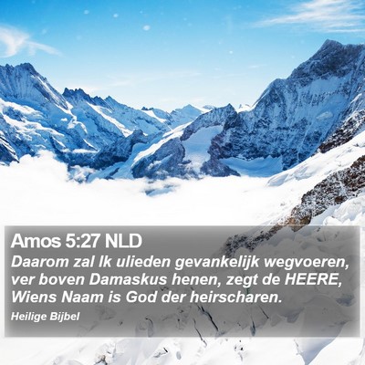 Amos 5:27 NLD Bible Verse Image