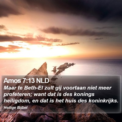 Amos 7:13 NLD Bible Verse Image