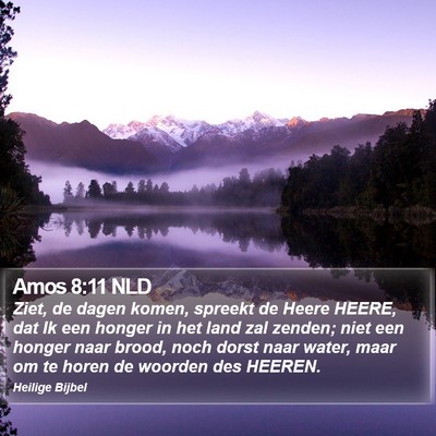 Amos 8:11 NLD Bible Verse Image