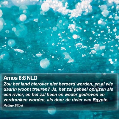 Amos 8:8 NLD Bible Verse Image