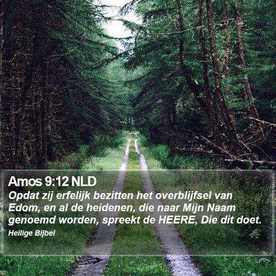 Amos 9:12 NLD Bible Verse Image