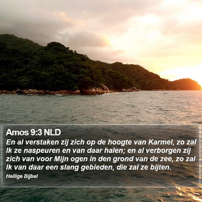Amos 9:3 NLD Bible Verse Image