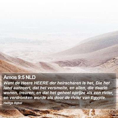 Amos 9:5 NLD Bible Verse Image