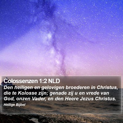 Colossenzen 1:2 NLD Bible Verse Image