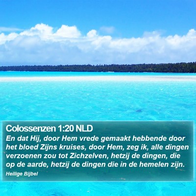 Colossenzen 1:20 NLD Bible Verse Image