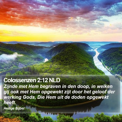 Colossenzen 2:12 NLD Bible Verse Image