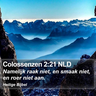 Colossenzen 2:21 NLD Bible Verse Image
