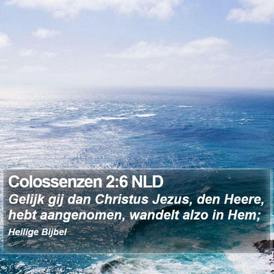 Colossenzen 2:6 NLD Bible Verse Image