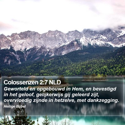 Colossenzen 2:7 NLD Bible Verse Image