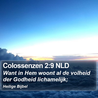 Colossenzen 2:9 NLD Bible Verse Image