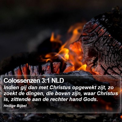 Colossenzen 3:1 NLD Bible Verse Image