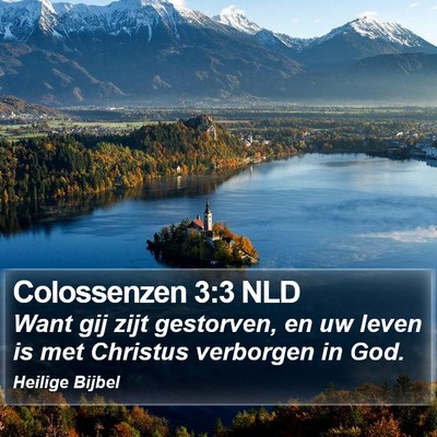 Colossenzen 3:3 NLD Bible Verse Image