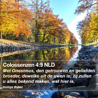 Colossenzen 4:9 NLD Bible Verse Image