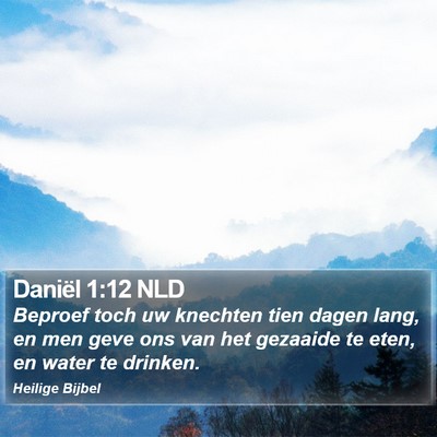 Daniël 1:12 NLD Bible Verse Image