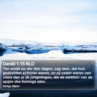 Daniël 1:15 NLD Bible Verse Image