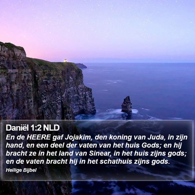 Daniël 1:2 NLD Bible Verse Image