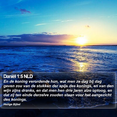 Daniël 1:5 NLD Bible Verse Image