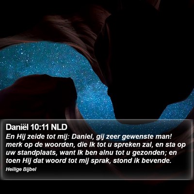 Daniël 10:11 NLD Bible Verse Image