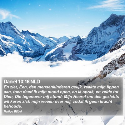 Daniël 10:16 NLD Bible Verse Image