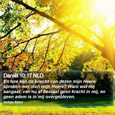 Daniël 10:17 NLD Bible Verse Image