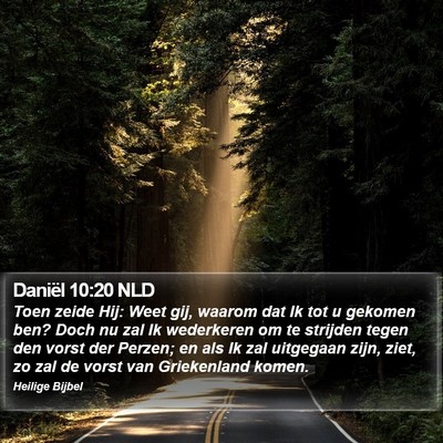 Daniël 10:20 NLD Bible Verse Image