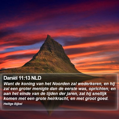Daniël 11:13 NLD Bible Verse Image