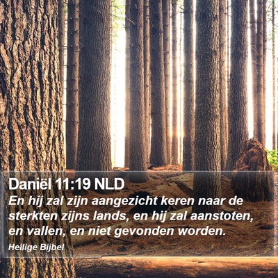 Daniël 11:19 NLD Bible Verse Image