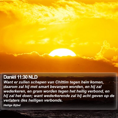 Daniël 11:30 NLD Bible Verse Image