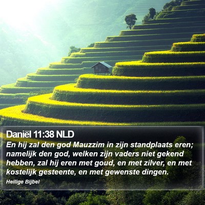 Daniël 11:38 NLD Bible Verse Image