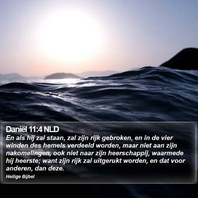 Daniël 11:4 NLD Bible Verse Image