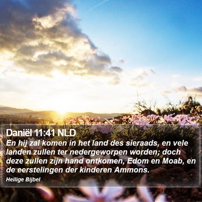 Daniël 11:41 NLD Bible Verse Image