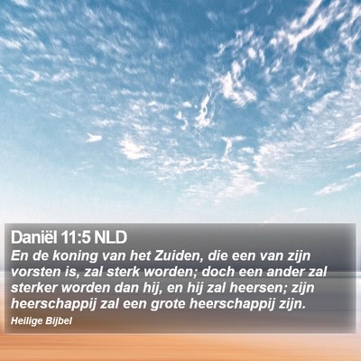 Daniël 11:5 NLD Bible Verse Image