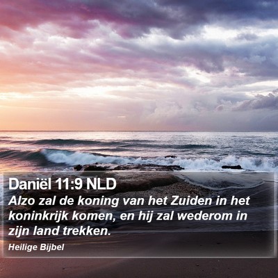 Daniël 11:9 NLD Bible Verse Image