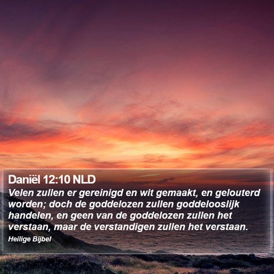 Daniël 12:10 NLD Bible Verse Image